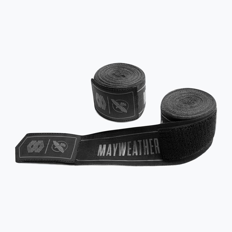 Бинти боксерські Hayabusa Mayweather Stretch Hand Wraps 450 см black 2