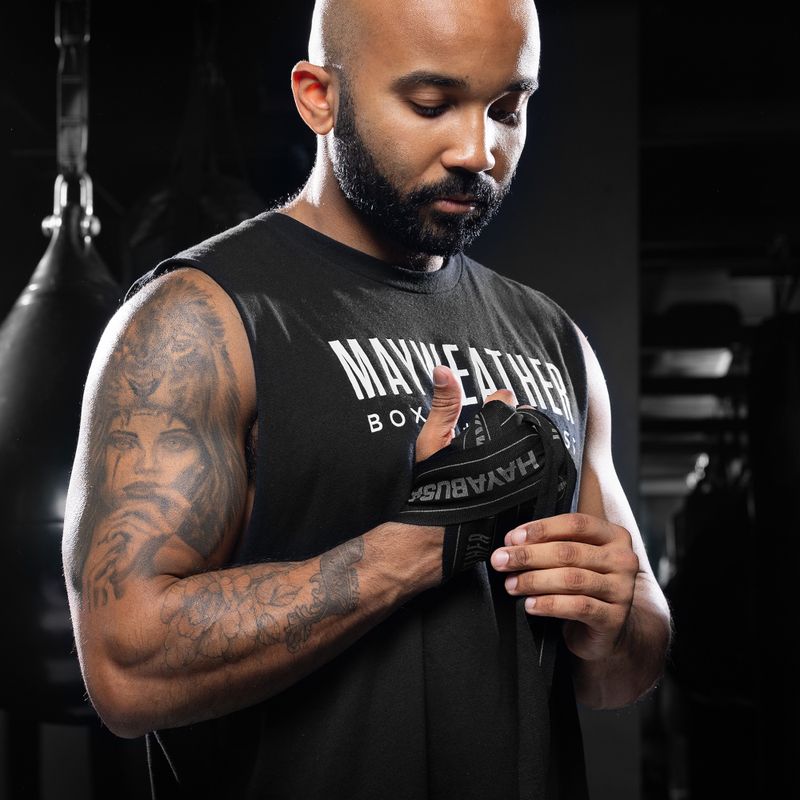 Бинти боксерські Hayabusa Mayweather Stretch Hand Wraps 450 см black 4