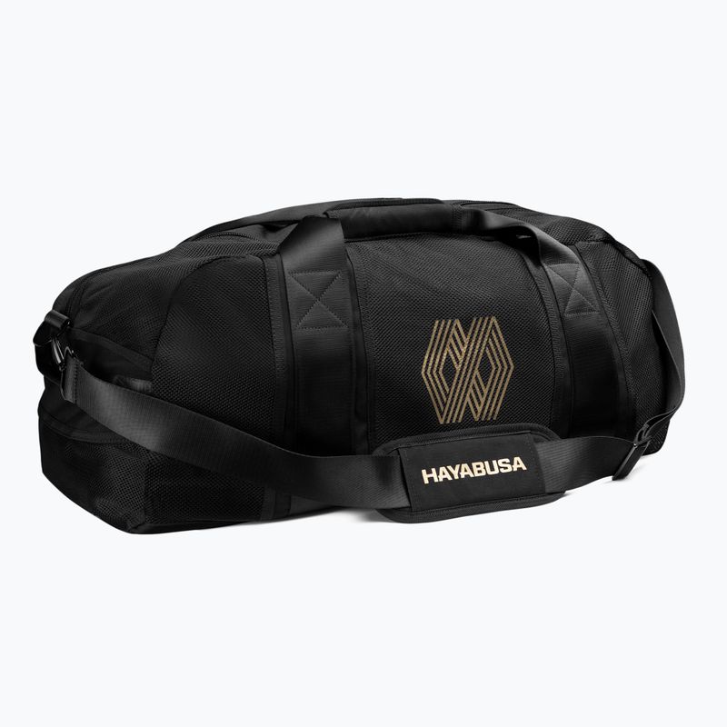Сумка для тренувань Hayabusa Mayweather Mesh Gym Bag 70 л black/gold 2