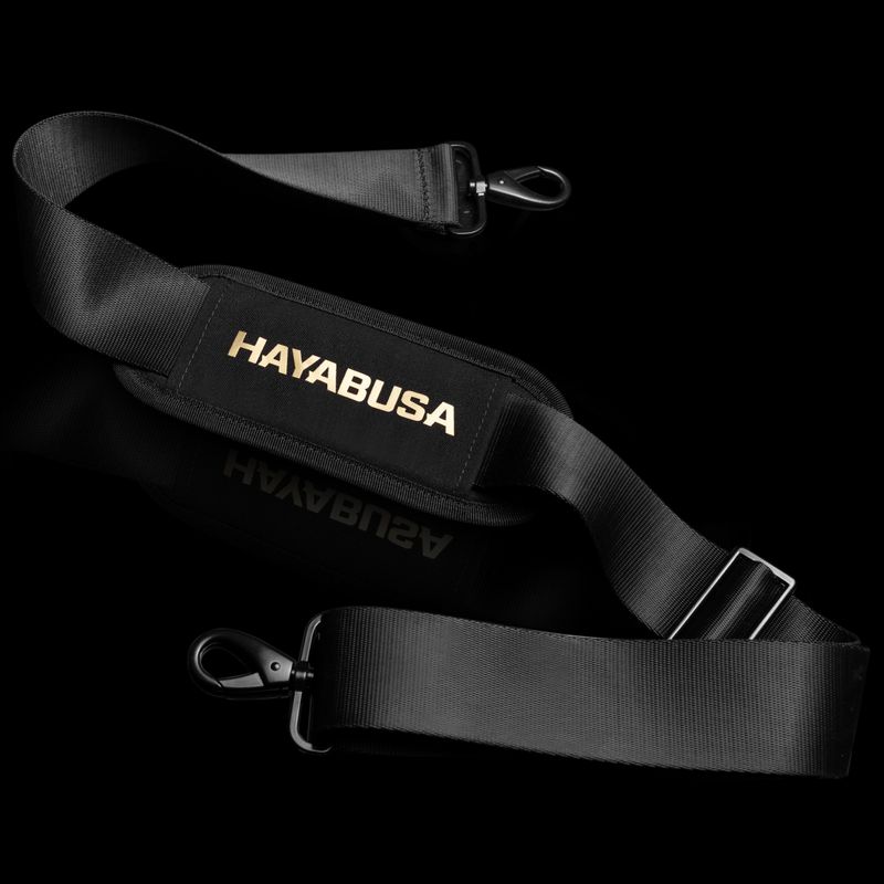 Сумка для тренувань Hayabusa Mayweather Mesh Gym Bag 70 л black/gold 9
