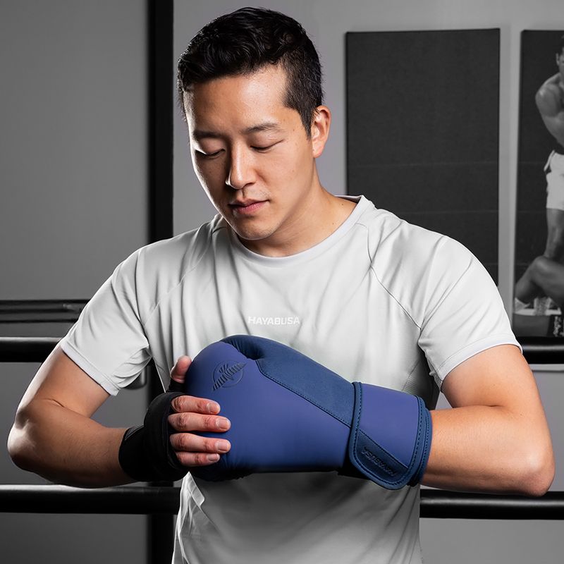 Боксерські рукавички Hayabusa T360 Boxing blue 14