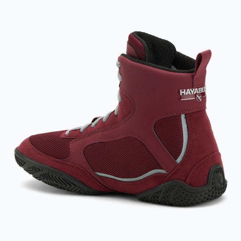 Кросівки боксерські чоловічі Hayabusa Pro Boxing garnet/grey 3