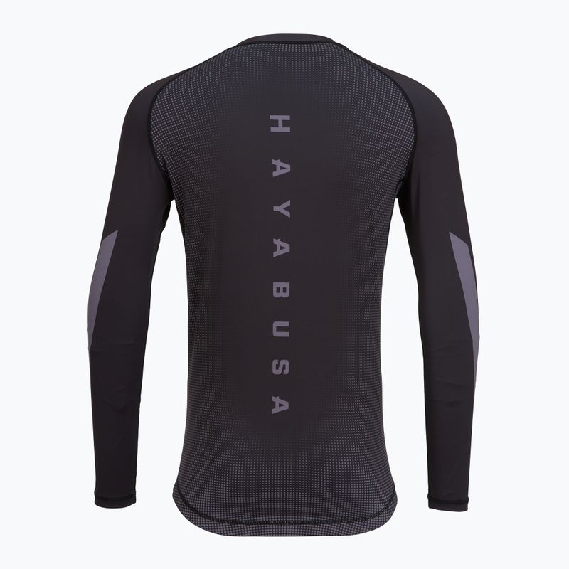 Чоловіча рашгард з довгим рукавом Hayabusa Core Rash Guard black 2