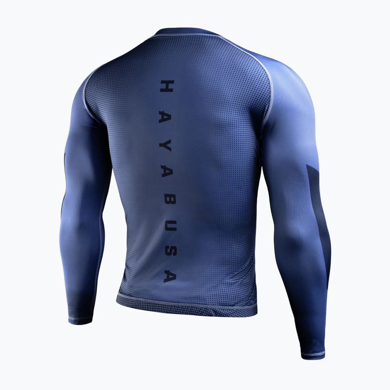 Чоловіча рашгард з довгим рукавом Hayabusa Core Rash Guard blue 2