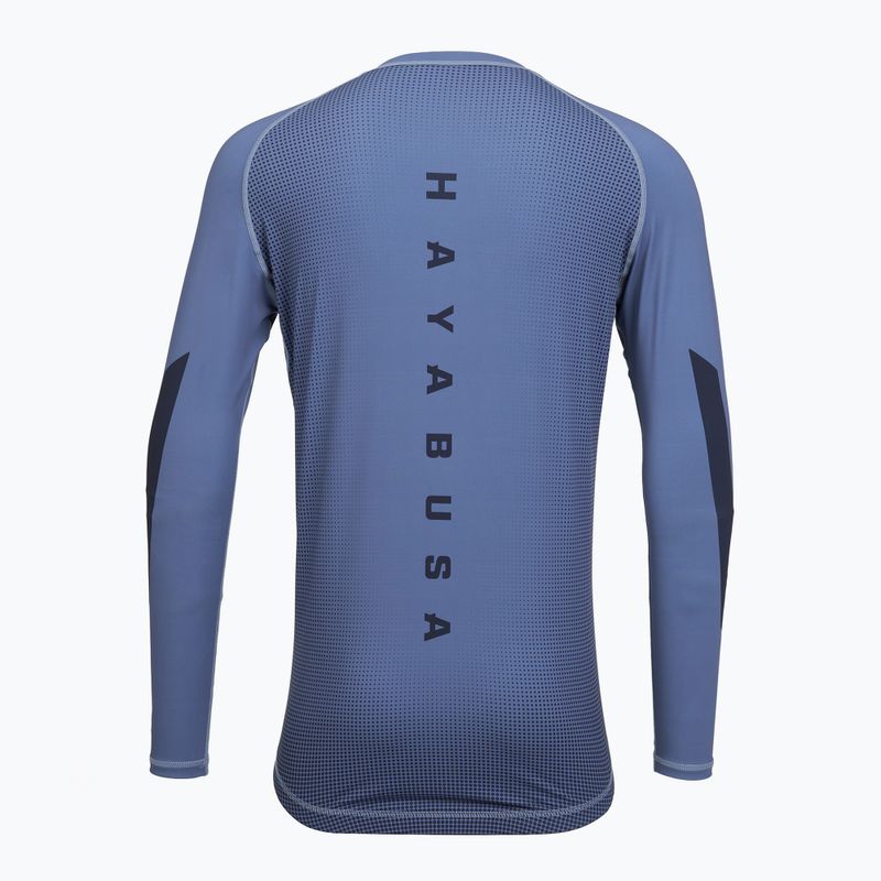 Чоловіча рашгард з довгим рукавом Hayabusa Core Rash Guard blue 2