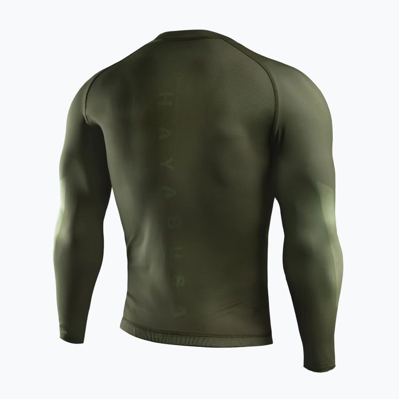 Чоловіча рашгард з довгим рукавом Hayabusa Core Rash Guard green 2