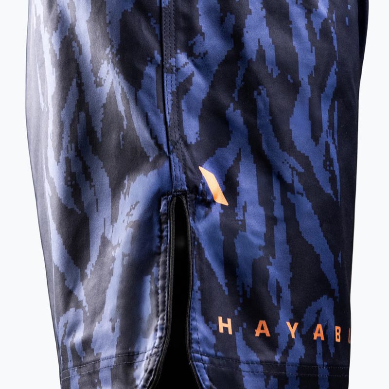 Шорти для тренувань чоловічі Hayabusa Apex Fight Mid navy/orange 4
