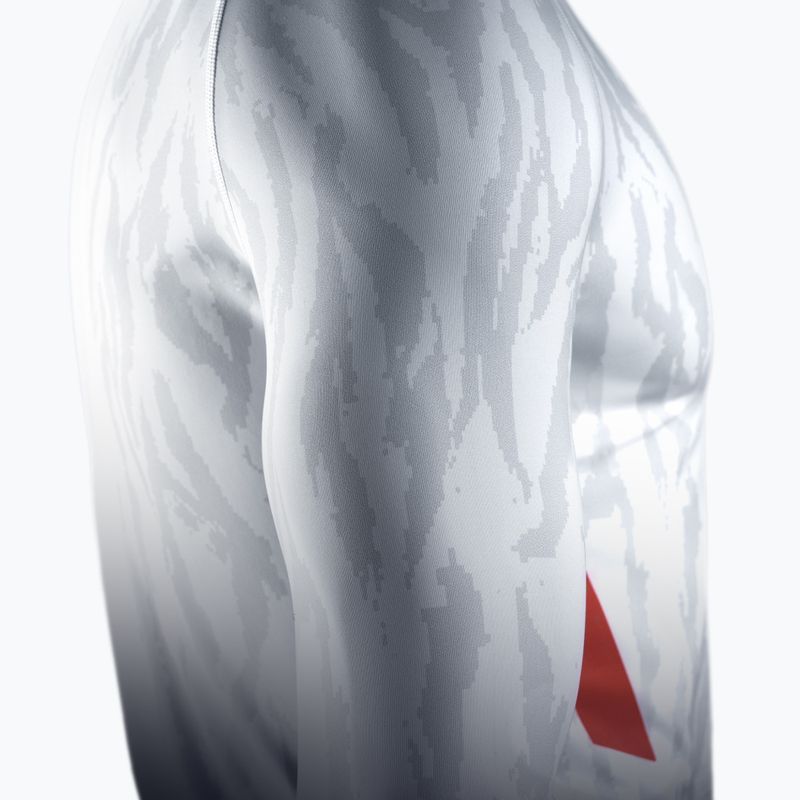 Рашгард лонгслів чоловічий Hayabusa Apex Rash Guard white/coral 3