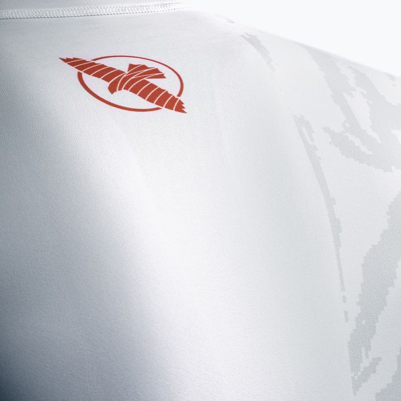 Рашгард лонгслів чоловічий Hayabusa Apex Rash Guard white/coral 5