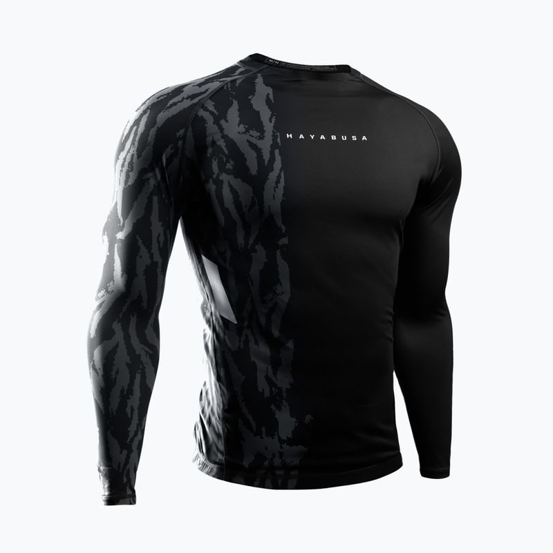 Чоловічий рашгард з довгим рукавом Hayabusa Apex Rash Guard black