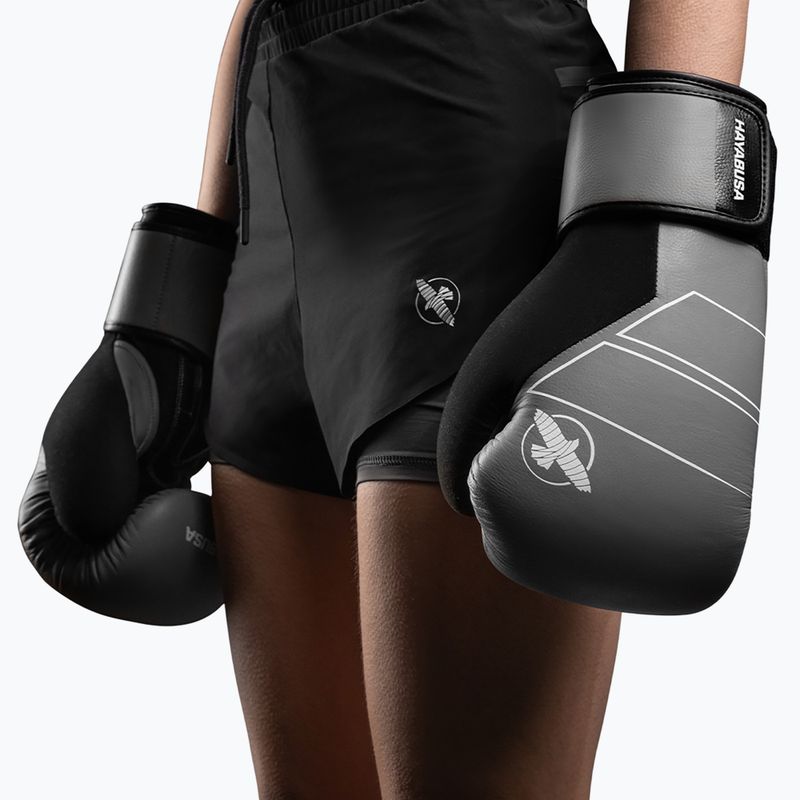Рукавиці боксерські Hayabusa S4 Leather grey 5