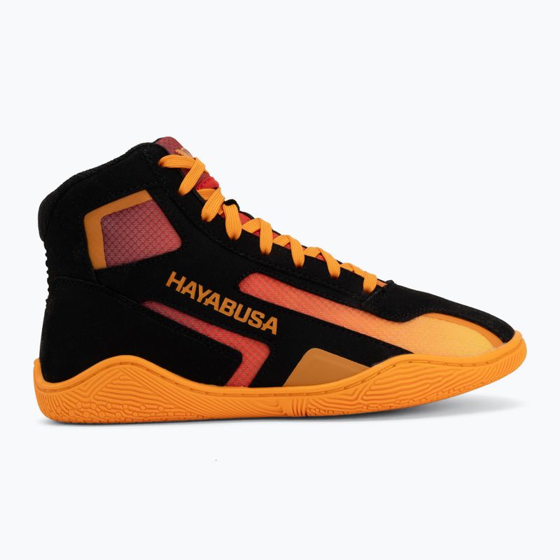 Кросівки боксерські Hayabusa Surge black/orange 2