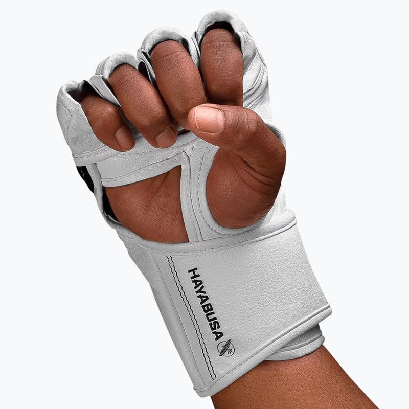 Рукавиці греплінгові Hayabusa T3 MMA white/black 6