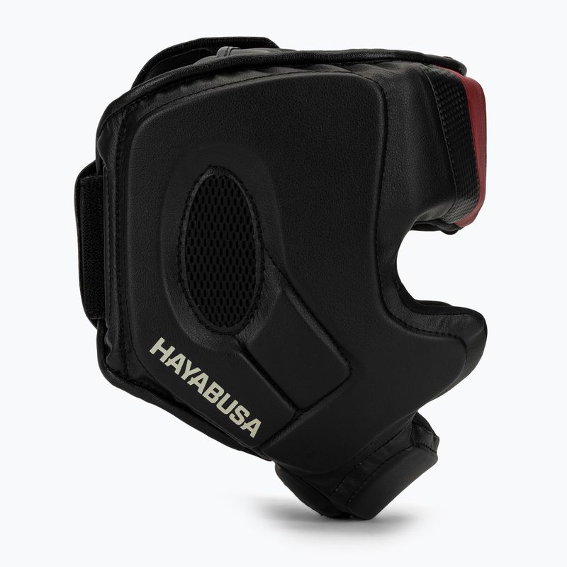 Шолом боксерський Hayabusa T3 Headgear black/red 2