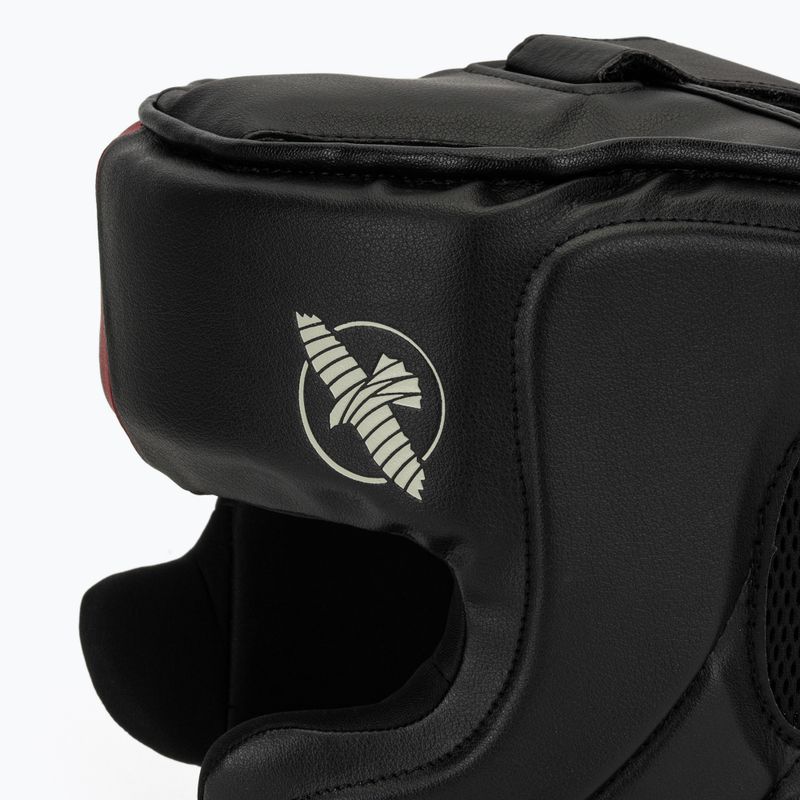 Шолом боксерський Hayabusa T3 Headgear black/red 4
