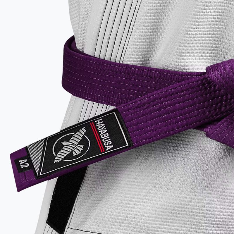 Пояс для бразильського джиу-джитсу Hayabusa Jiu Jitsu purple 3