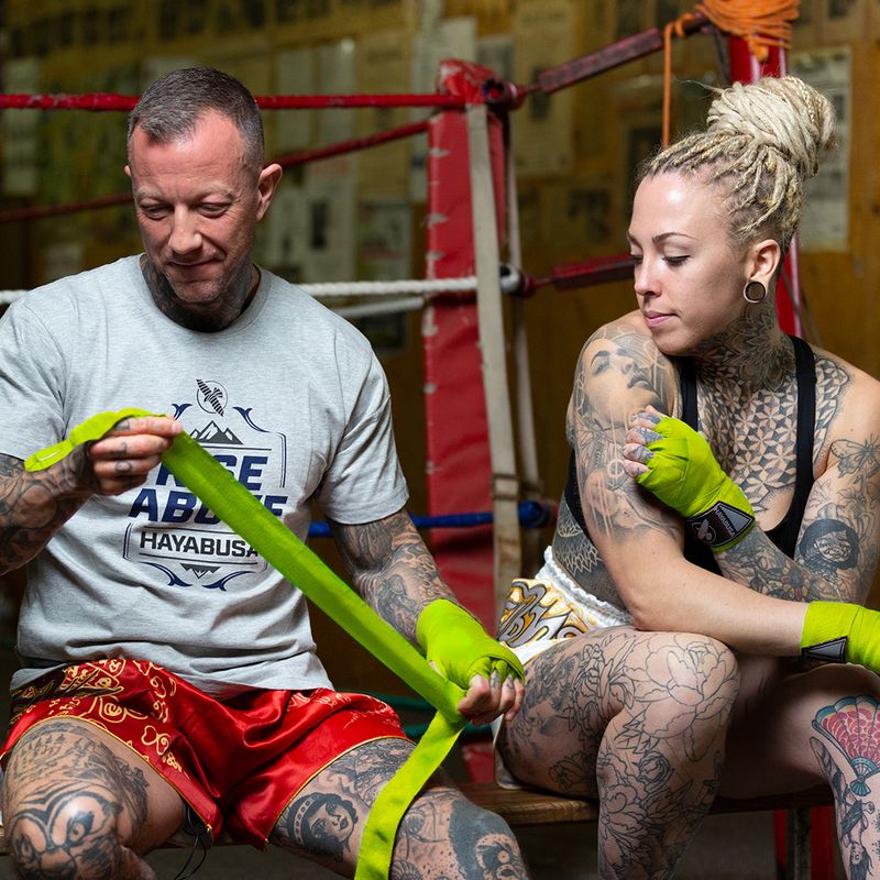 Бинти боксерські Hayabusa Perfect Stretch Handwraps 450 см green 4
