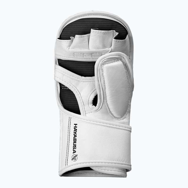 Рукавиці греплінгові Hayabusa T3 Hybrid white/black 2