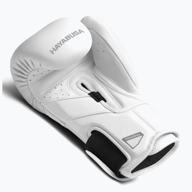 Рукавиці боксерські Hayabusa T3 Kanpeki arctic white 3