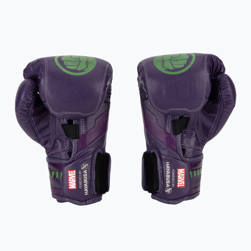 Рукавиці боксерські Hayabusa Marvel's Hulk purple/green 3