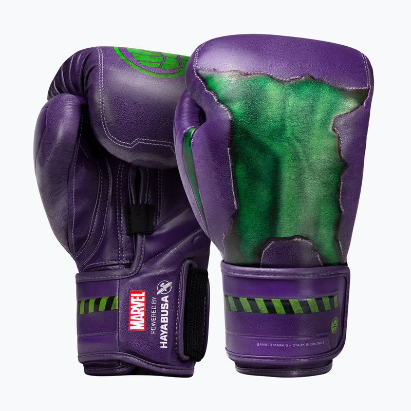 Рукавиці боксерські Hayabusa Marvel's Hulk purple/green 2
