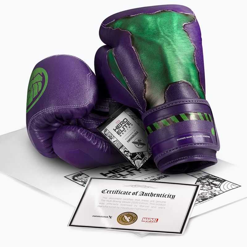 Рукавиці боксерські Hayabusa Marvel's Hulk purple/green 11