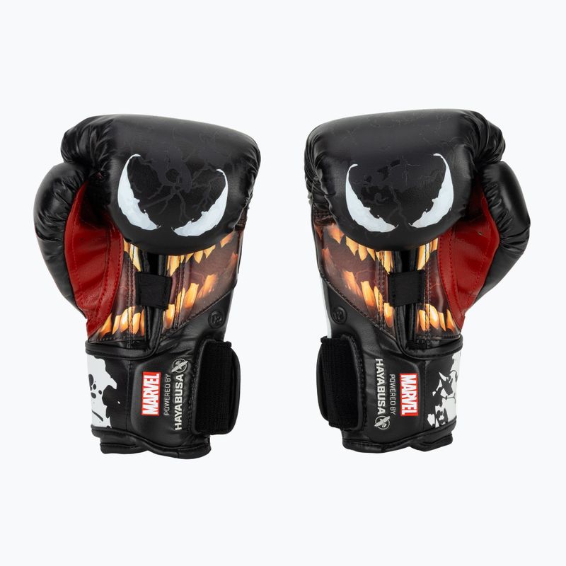 Рукавиці боксерські Hayabusa Venom black/white 3