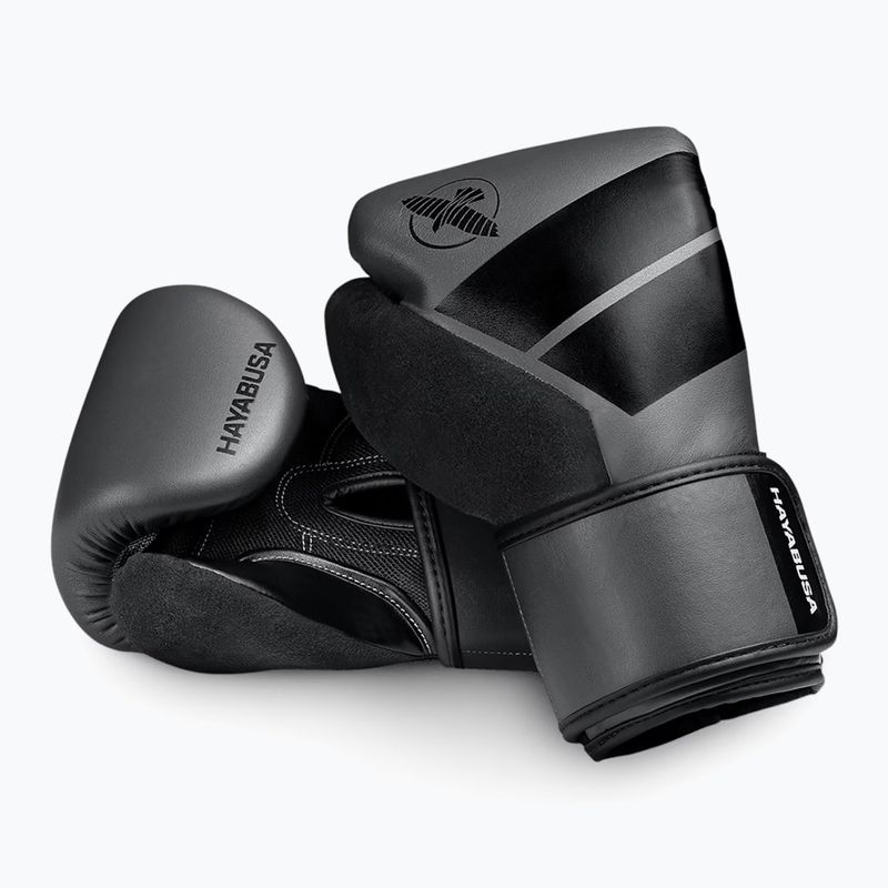 Рукавиці боксерські дитячі Hayabusa S4 Youth charcoal 3