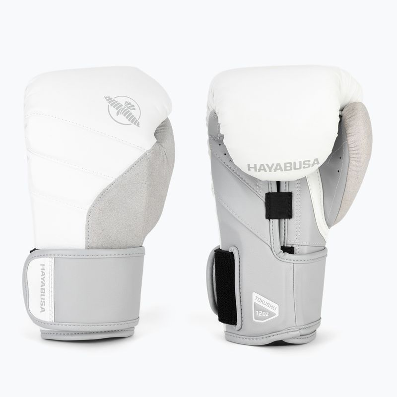 Рукавиці боксерські Hayabusa T3 white/grey