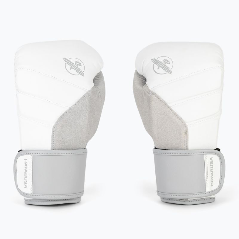 Рукавиці боксерські Hayabusa T3 white/grey 2