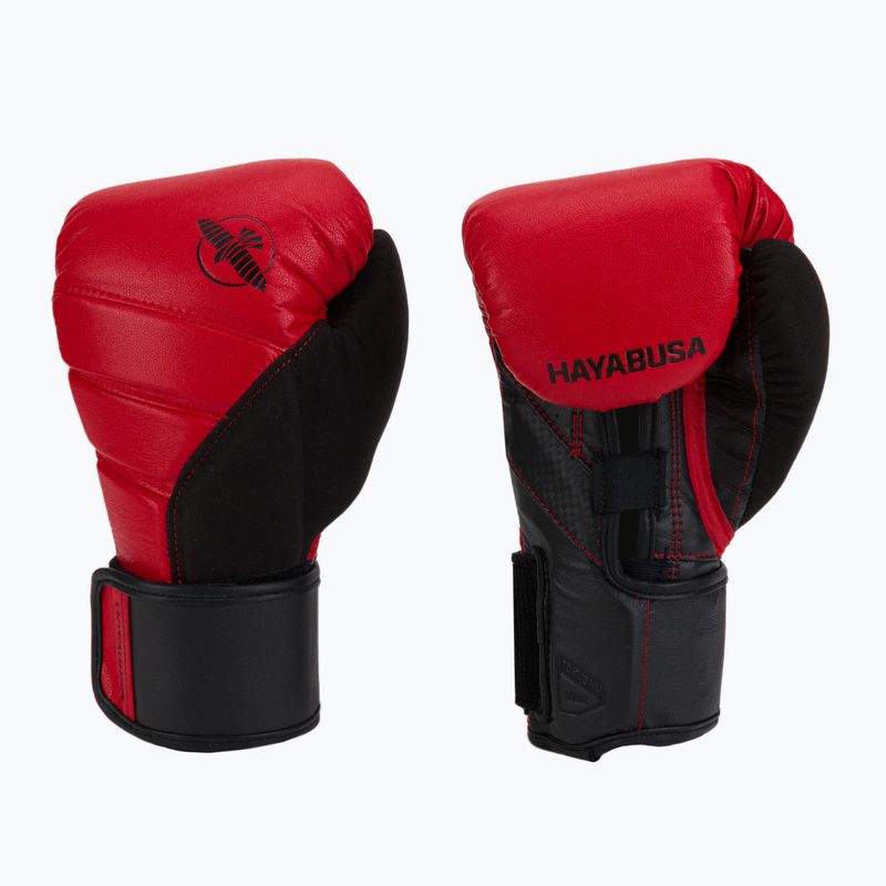 Рукавиці боксерські Hayabusa T3 червоно-чорні T310G