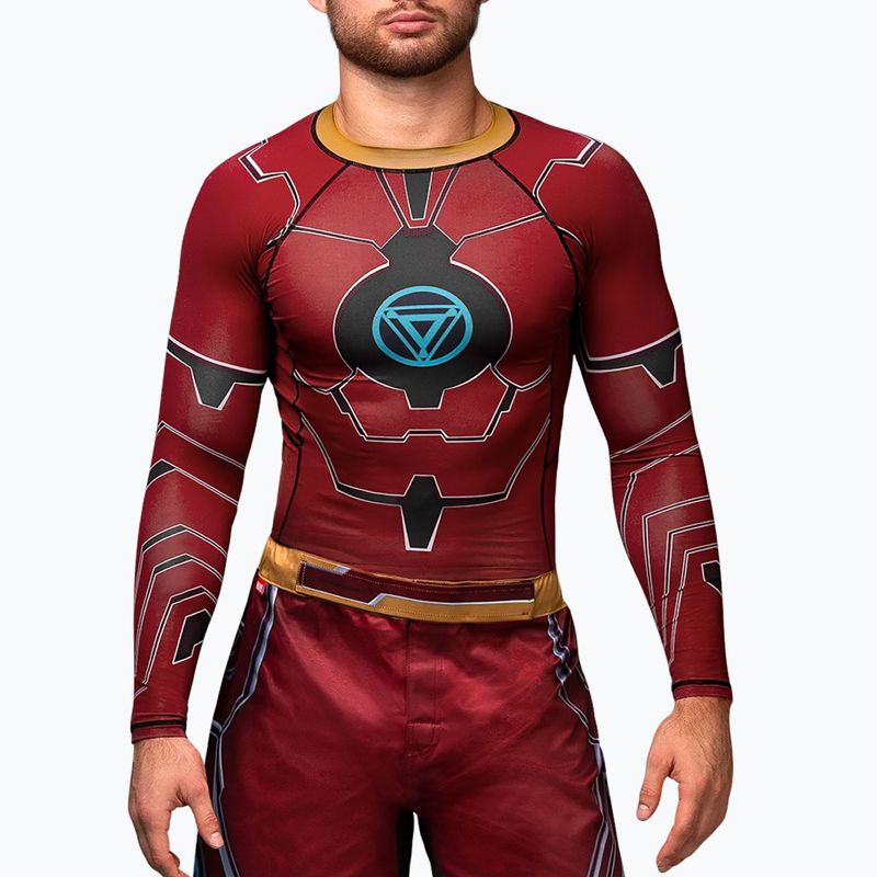 Рашгард лонгслів чоловічий Hayabusa Marvel's Iron Man red