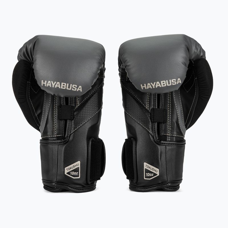 Боксерські рукавички Hayabusa T3 вугільно-чорні 3