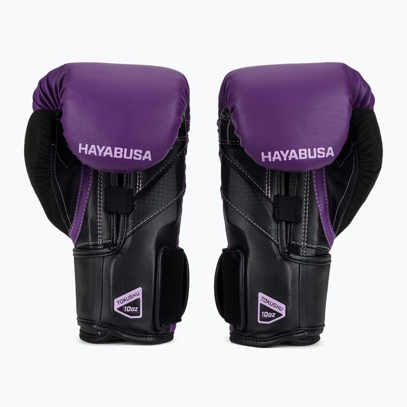 Рукавиці боксерські Hayabusa T3 purple/black 3