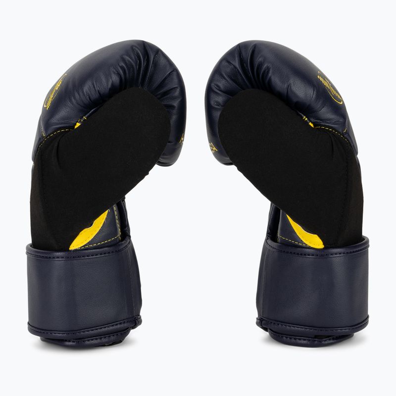 Рукавиці боксерські Hayabusa T3 navy/yellow 4
