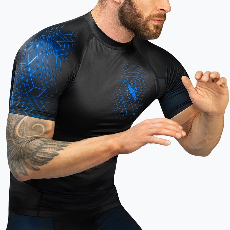 Рашгард чоловічий Hayabusa Geo Rashguard Shortsleeve blue 4