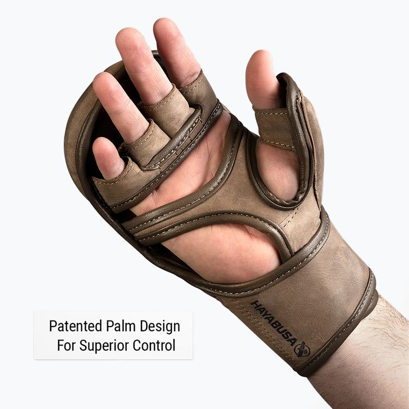 Боксерські рукавиці Hayabusa T3 LX Hybrid brown 10