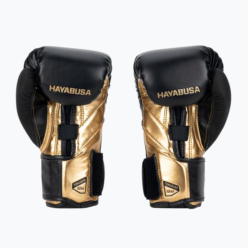 Рукавиці боксерські Hayabusa T3 black/gold 2