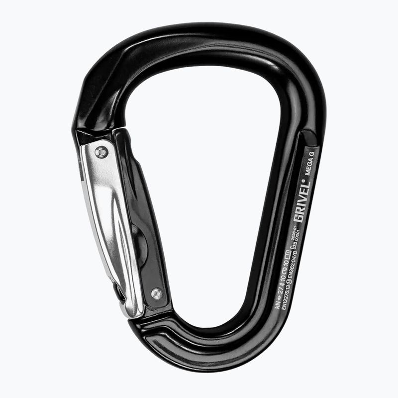 Альпіністський карабін Grivel Mega K6G Twin Gate black/black