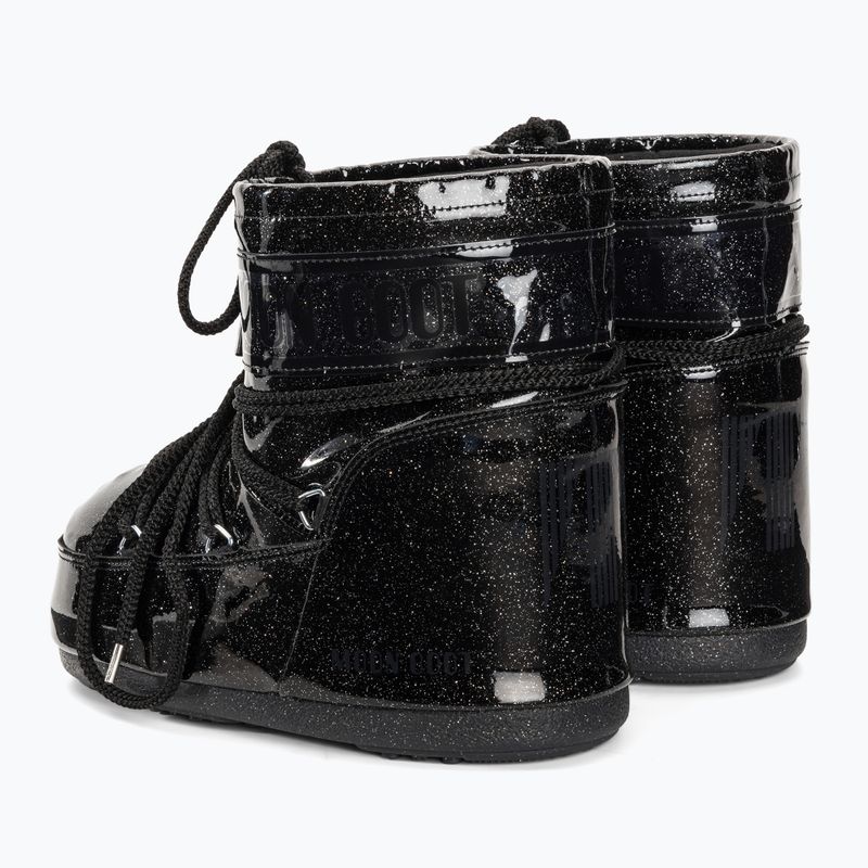 Снігоступи жіночі Moon Boot Icon Low Glitter black 3