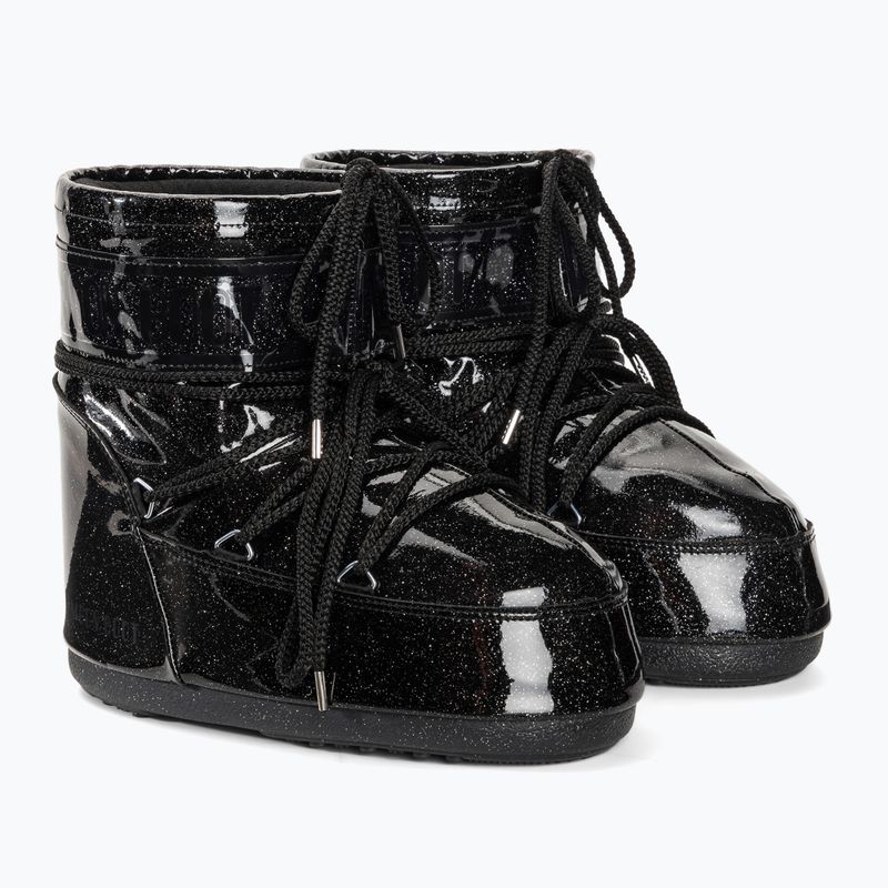 Снігоступи жіночі Moon Boot Icon Low Glitter black 4