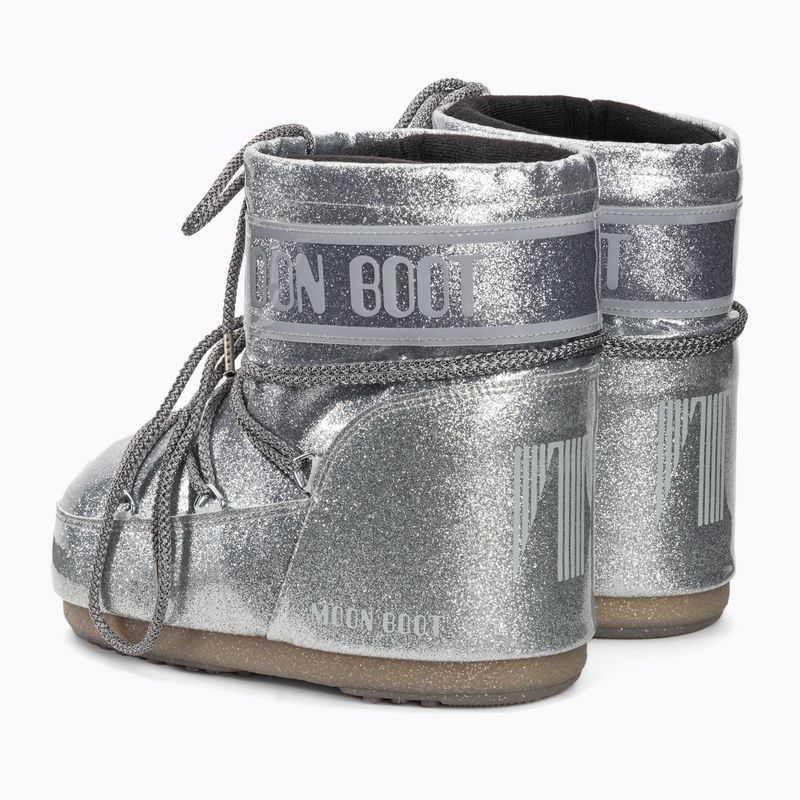 Черевики зимові жіночі Moon Boot Icon Low Glitter silver 3
