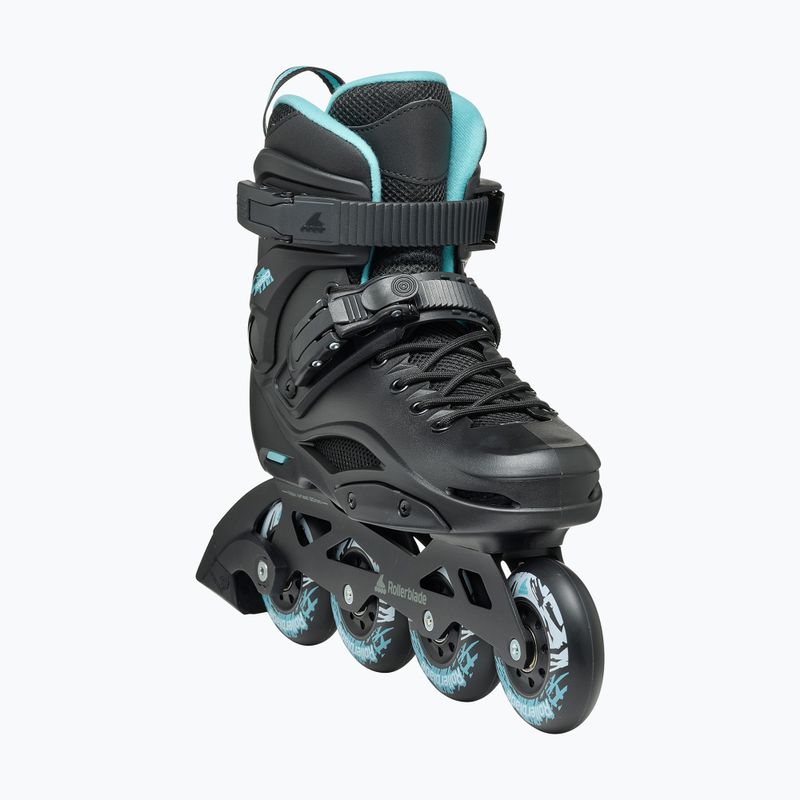 Роликові ковзани жіночі Rollerblade RB 80 W black/light blue 4