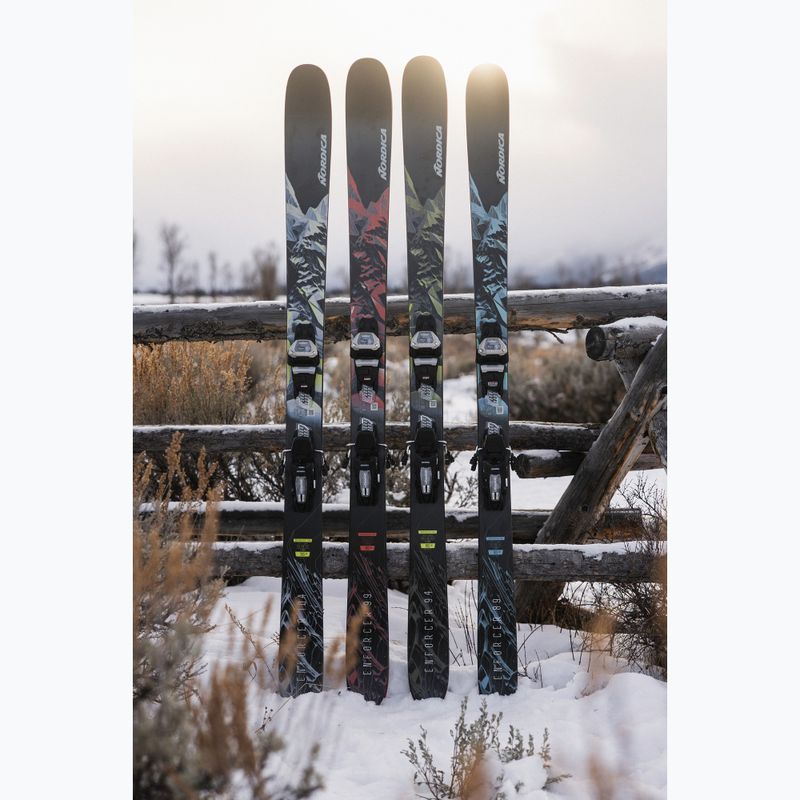 Лижі Nordica Enforcer 89 FLAT black/blue/lime 9