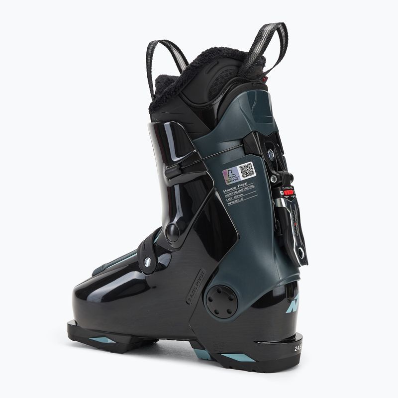 Черевики гірськолижні жіночі Nordica HF 85 W GW black/green/aquamarine 2