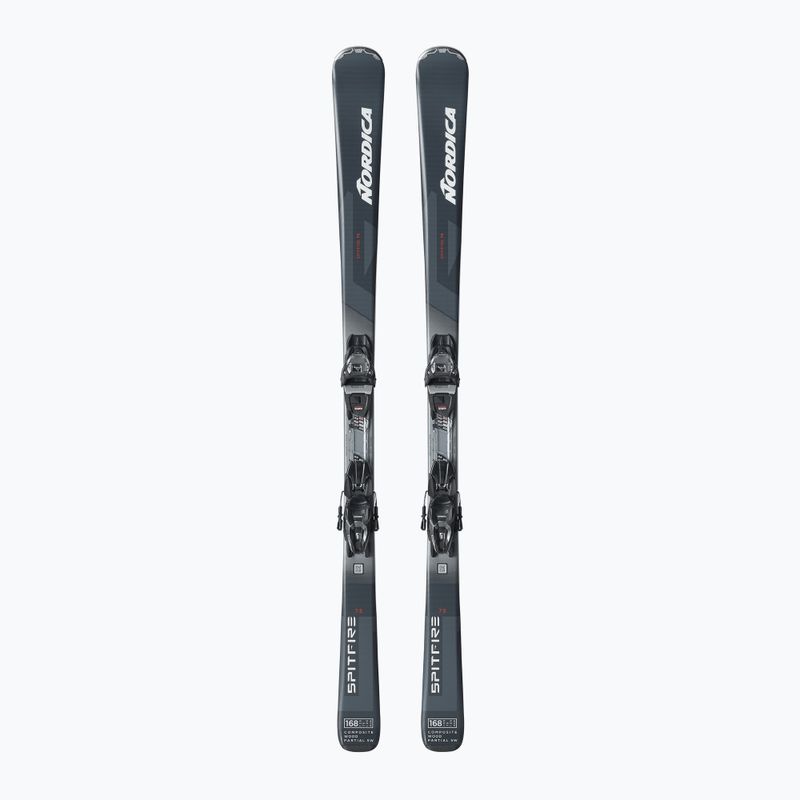 Лижі гірські Nordica Spitfire 75 + Кріплення TP2COMP10 FDT greyblue/white