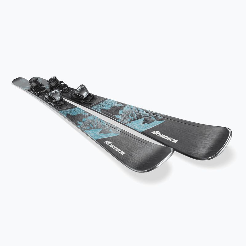 Лижі гірські жіночі Nordica Wild Belle 78 + Кріплення TP2COMP10 FDT black/water 4
