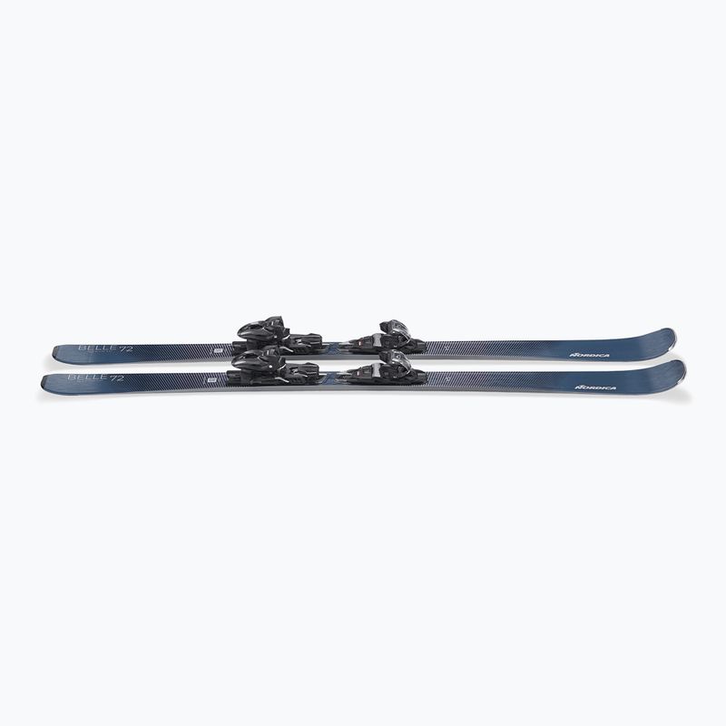 Лижі гірські жіночі + кріплення Nordica Belle 72 + TP2COMP10 FDT midnight-blue/rainbow 5