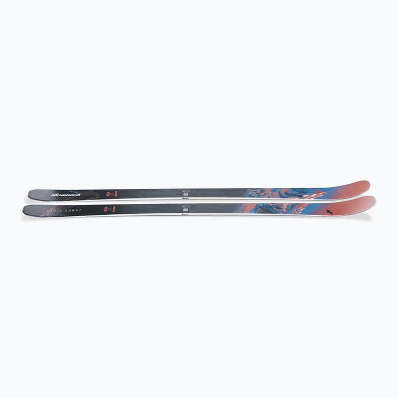 Лижі гірські жіночі Nordica Santa Anna 87 Flat coral/blue/black 6