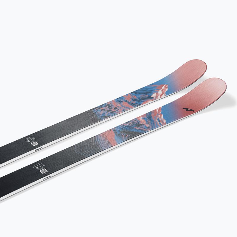 Лижі гірські жіночі Nordica Santa Anna 87 Flat coral/blue/black 8